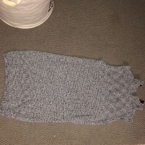 Turtle neck wool dress